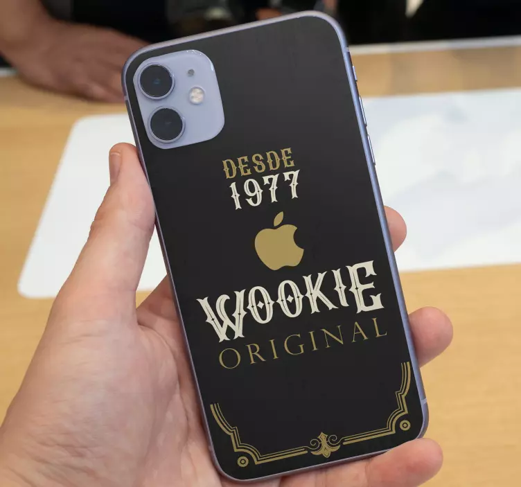 Sticker iPhone wookie original - TenVinilo