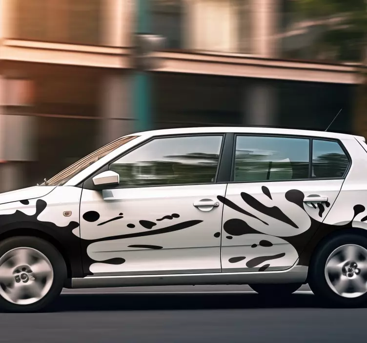 Pegatina coche manchas de pintura - TenVinilo