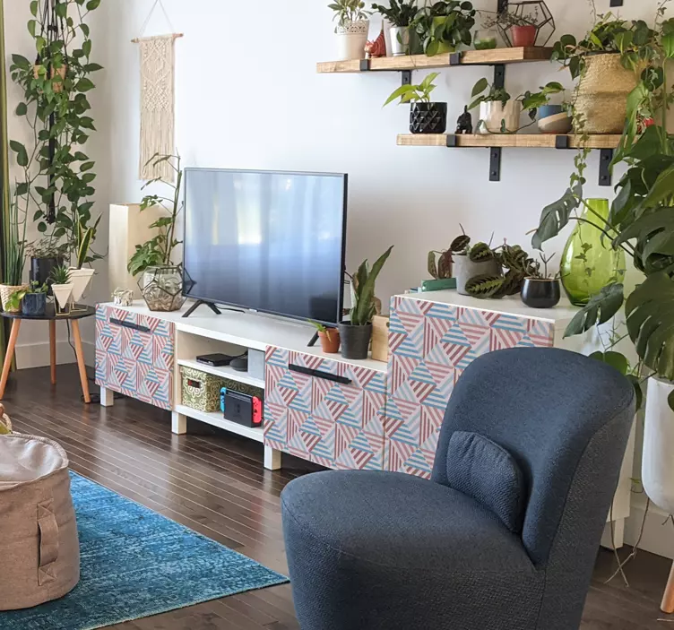 Vinilo adhesivo para mueble abstracto - TenVinilo