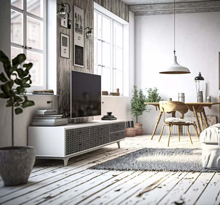 Vinilo adhesivo para mueble grey cannage - TenVinilo