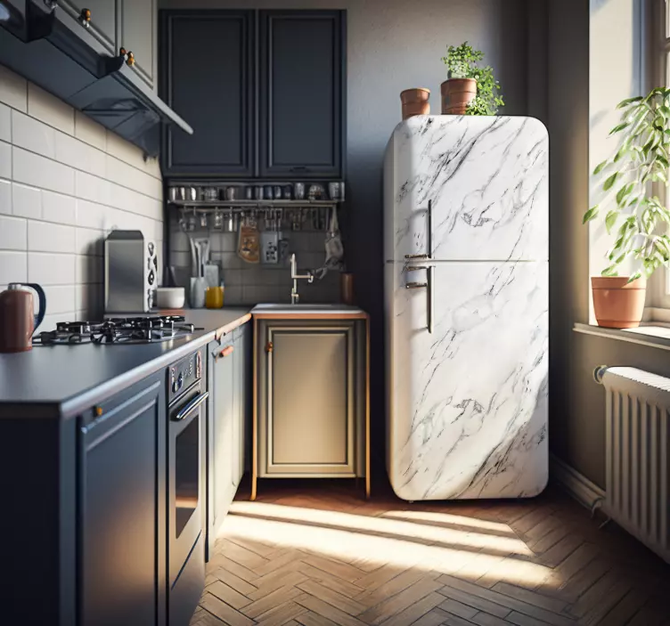 Vinilo con textura white marble - TenVinilo