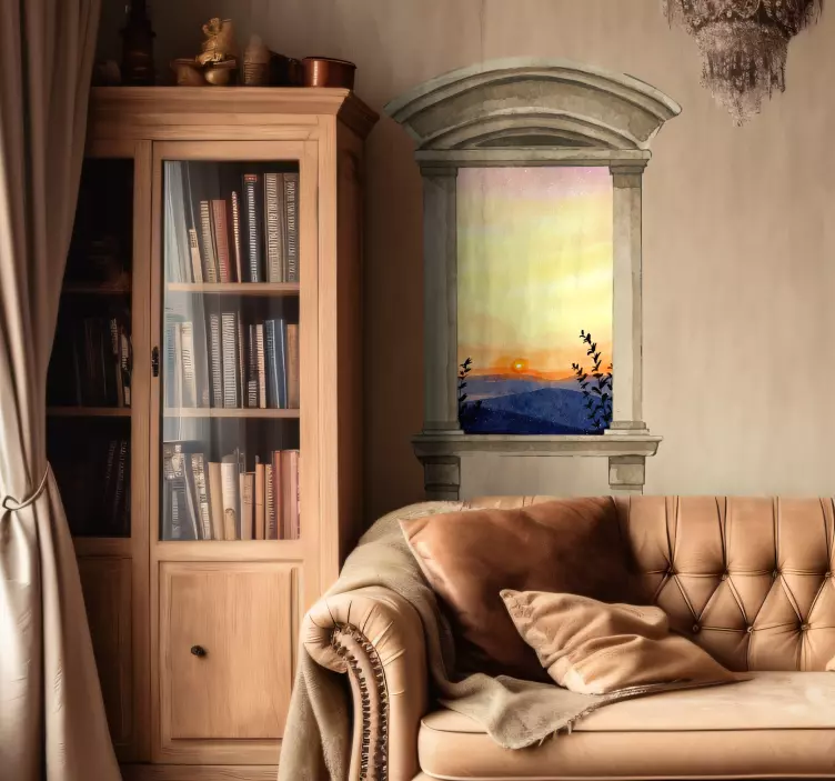 Vinilo acuarela efecto 3D acabado clásico - TenVinilo