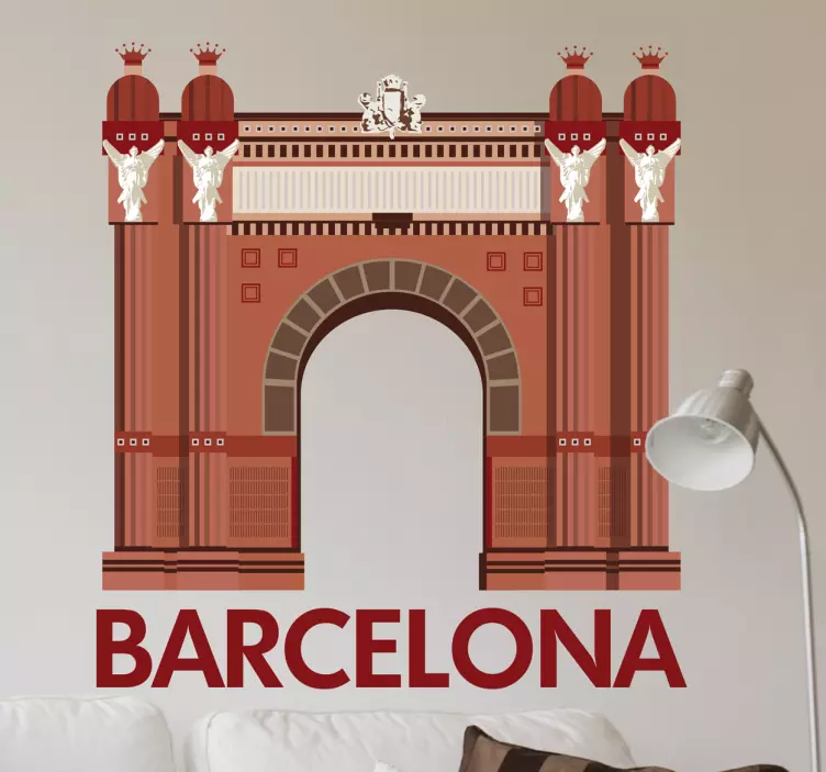 Vinilo decorativo Arc de triomf - TenVinilo