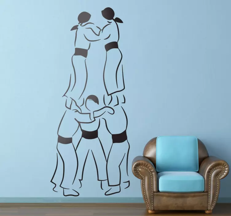 Vinilo decorativo castellers - TenVinilo