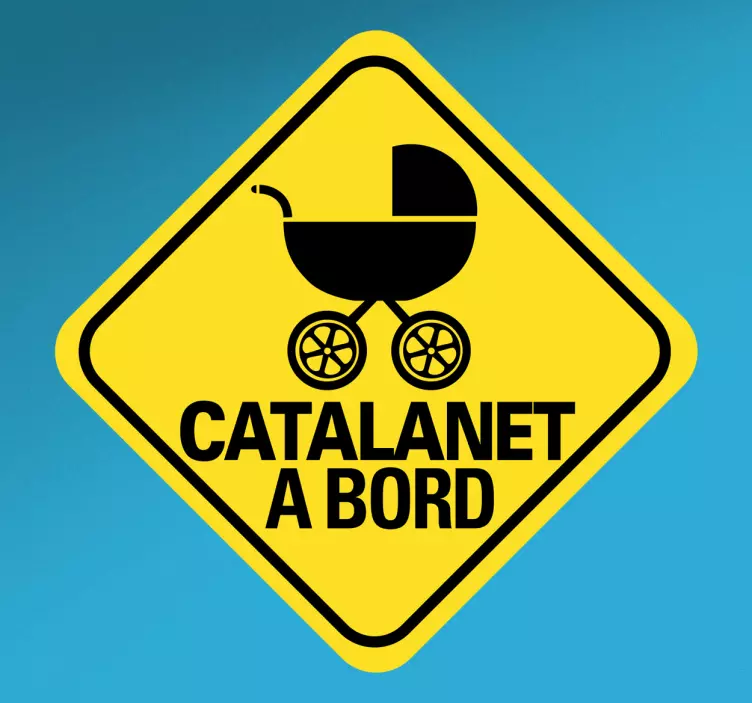 Vinilo decorativo catalanet a bord - TenVinilo