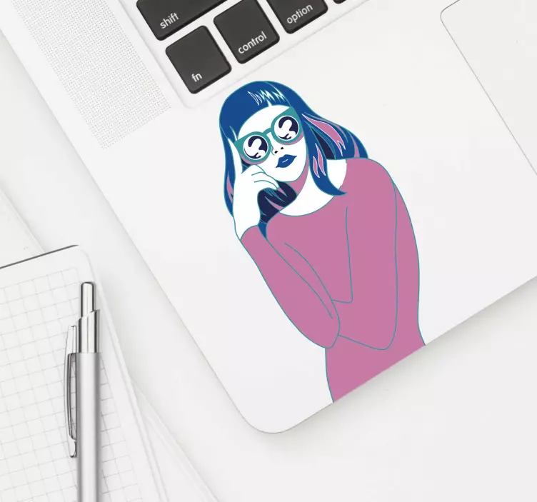 Vinilo decorativo chica moderna - TenVinilo