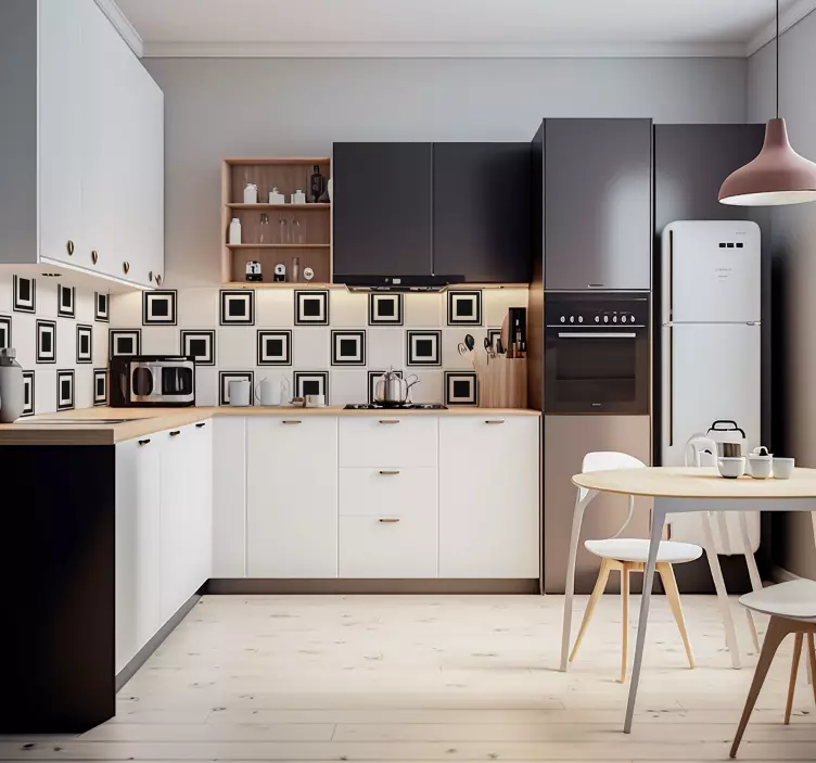 Azulejos adhesivos cuadrados - TenVinilo