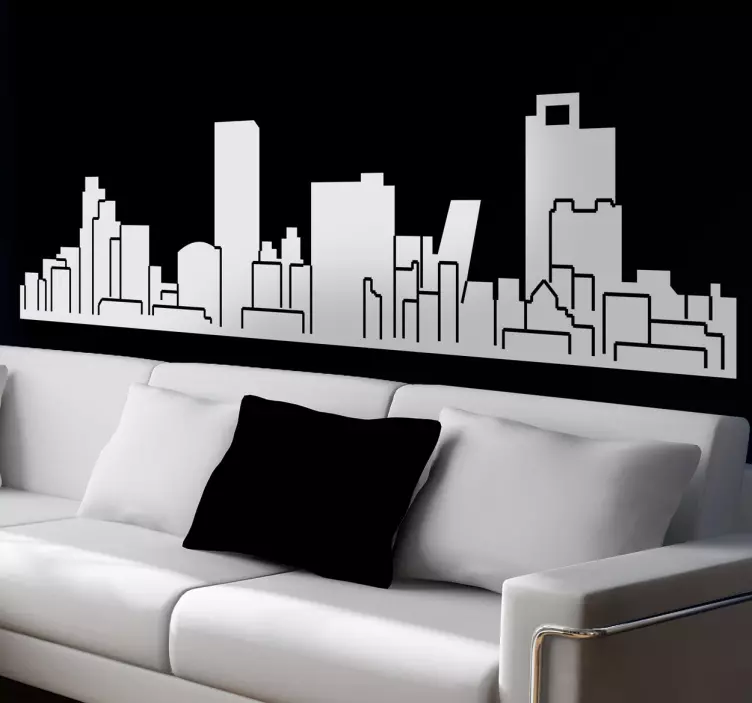 Vinilo decorativo edificios de Madrid - TenVinilo