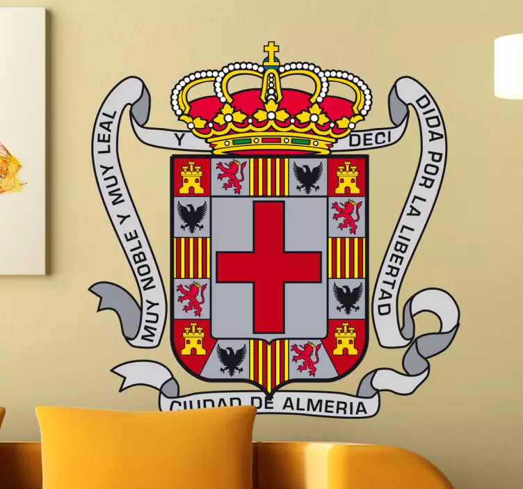 Vinilo decorativo escudo Almería - TenVinilo
