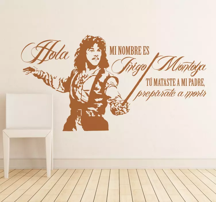 Vinilo para comedor Iñigo Montoya - TenVinilo
