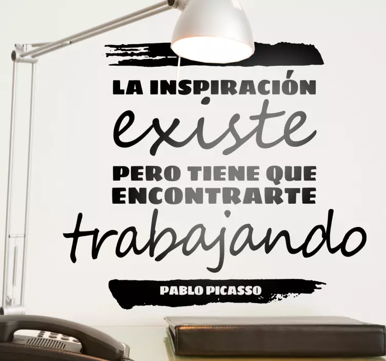 Vinilo decorativo la inspiración - TenVinilo