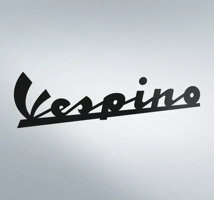 Pegatina moto logotipo Vespino - TenVinilo