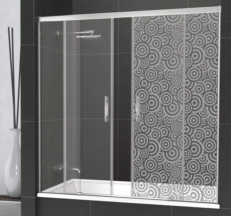 Vinilo decorativo mampara redondas - TenVinilo