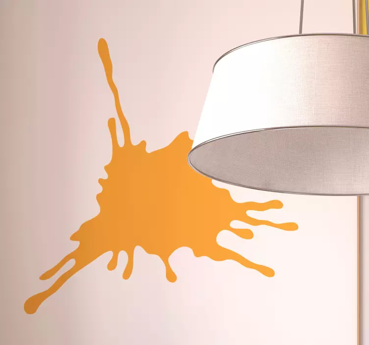 Vinilo decorativo mancha lamparón - TenVinilo