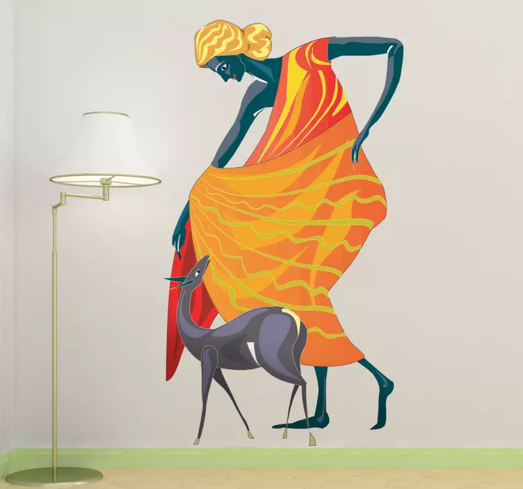 Vinilo decorativo mitología Diana - TenVinilo