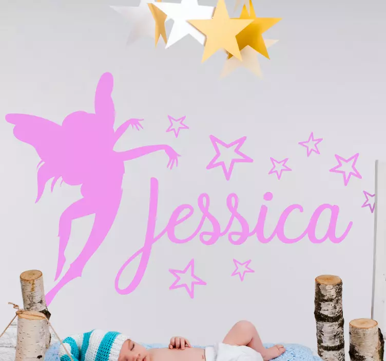 Vinilo Nombre de hada nórdica personalizado - TenVinilo