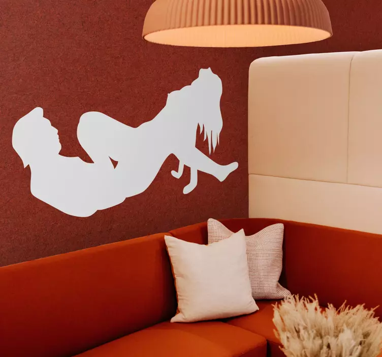 Vinilo decorativo pareja sexo - TenVinilo