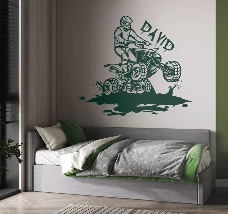 Vinilo decorativo personalizable quad - TenVinilo
