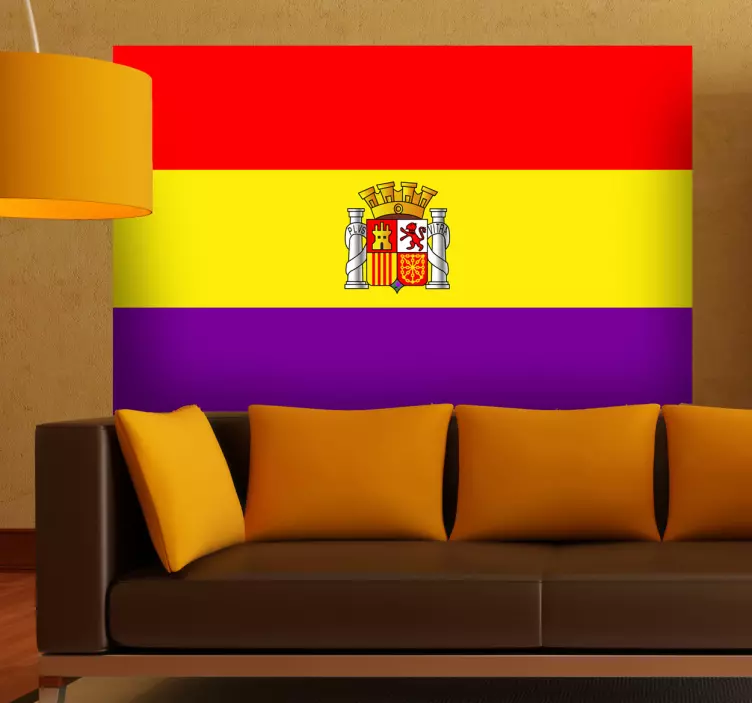 Vinilo decorativo República España - TenVinilo