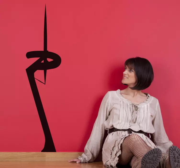 Vinilo decorativo torre telecos Barcelona - TenVinilo