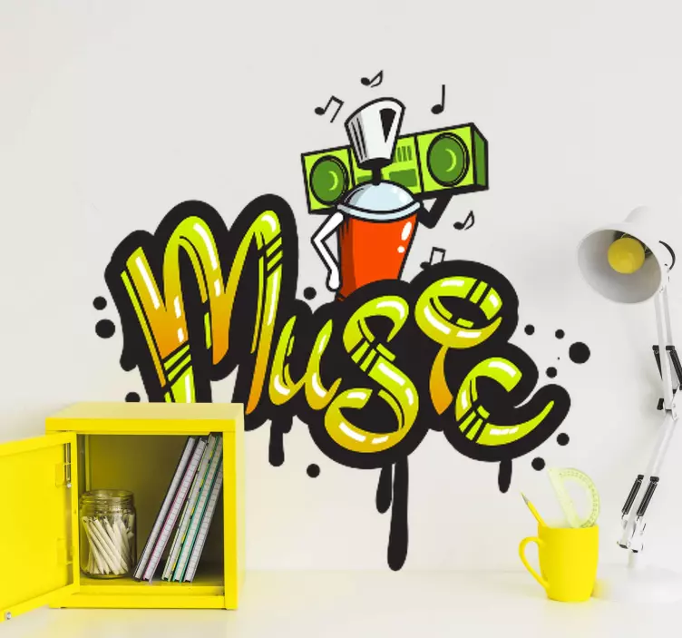 Vinilo urban Sonido de la ciudad - TenVinilo