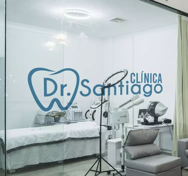 Vinilo dentista personalizable - TenVinilo