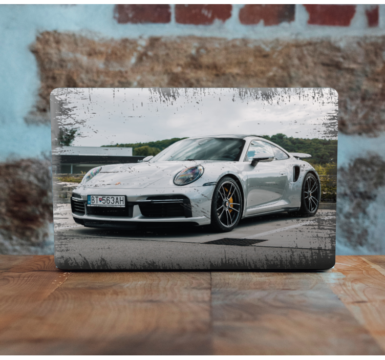 Vinilo para portátil Porsche 911 - TenVinilo