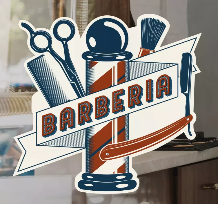 Vinilo para escaparates productos peluquería - TenVinilo