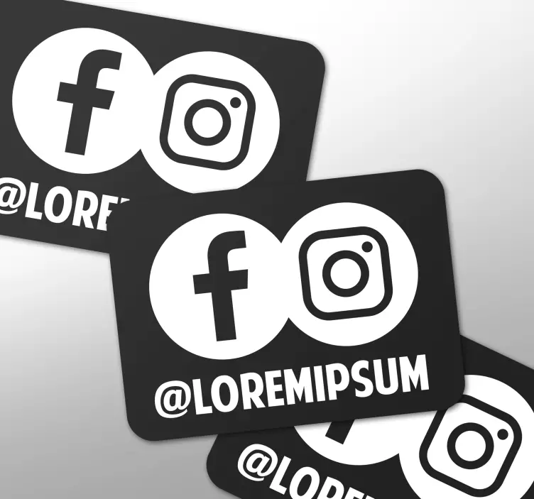 Vinilo iconos de redes sociales - TenVinilo