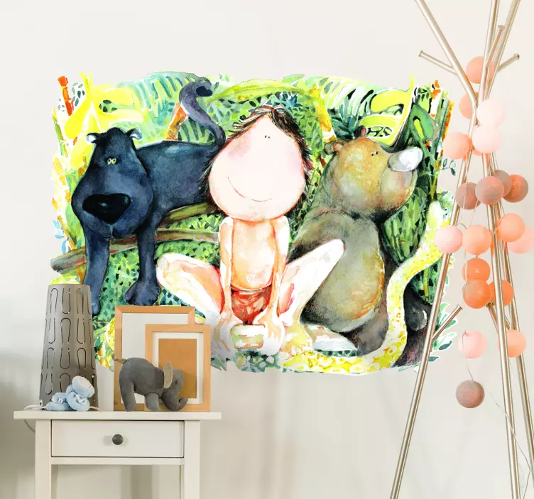 Vinilo infantil el libro de la Selva - TenVinilo