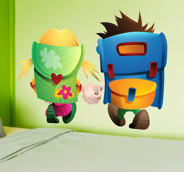 Vinilo infantil me gusta el cole - TenVinilo