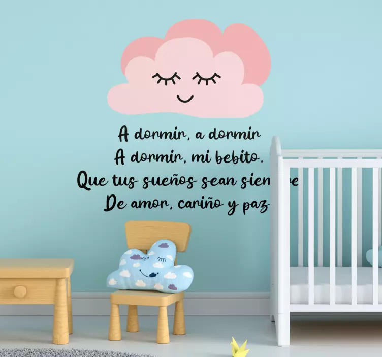 Vinilo infantil Nana A dormir - TenVinilo