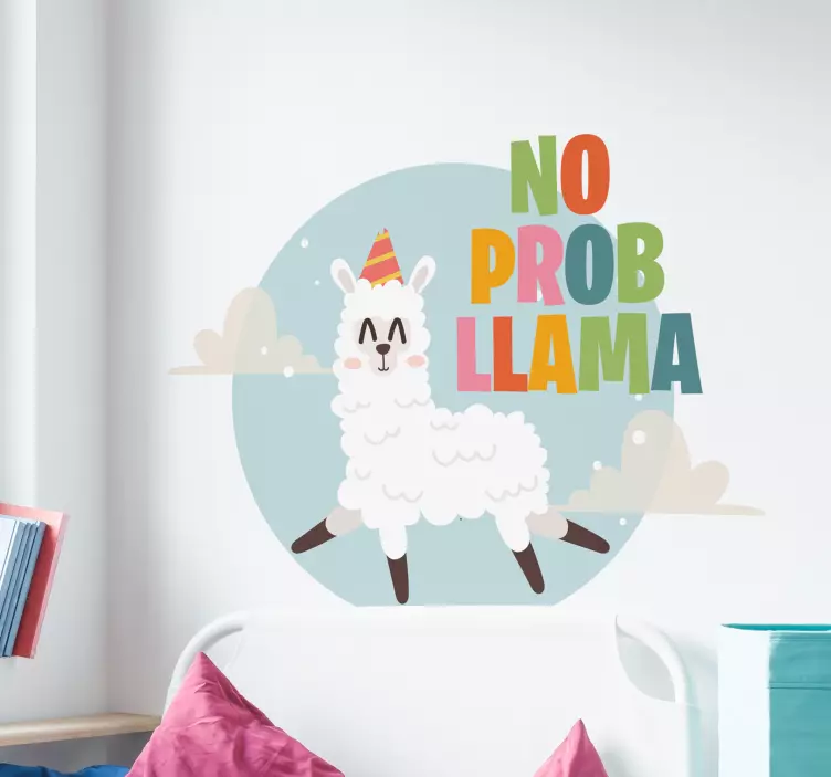 Vinilo infantil no probada llama - TenVinilo
