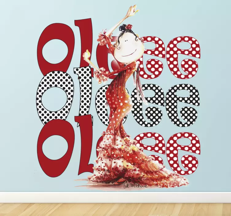 Vinilo infantil ole ole ole - TenVinilo