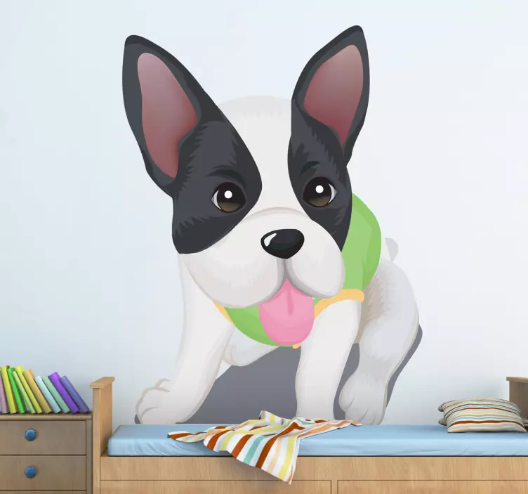 Vinilo infantil perro gracioso - TenVinilo