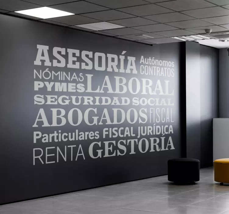 Vinilo legal asesoría abogados - TenVinilo