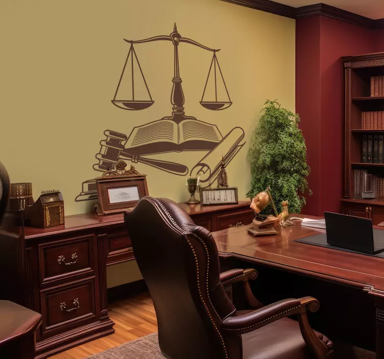 Vinilo iconos de justicia - TenVinilo