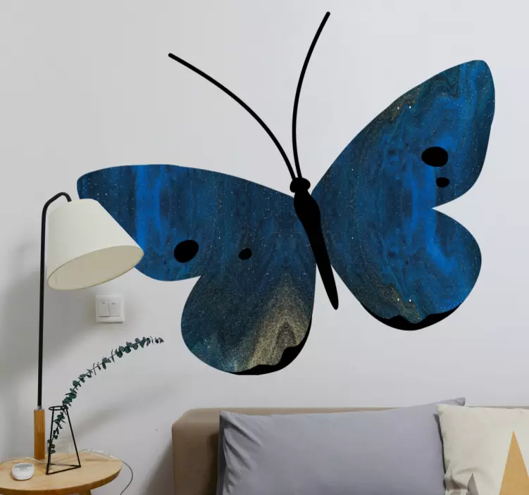 Vinilo mariposa diseño elegante - TenVinilo
