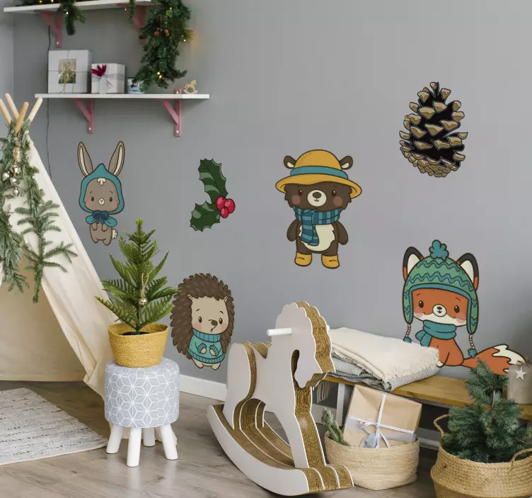 Vinilo mascota personalidades de animales juguetones - TenVinilo