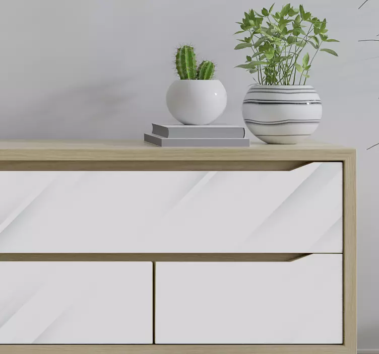 Vinilo para mueble fondo blanco textura - TenVinilo