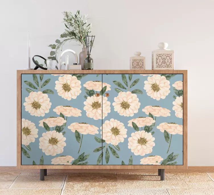 Vinilo para mueble Pintura exótica - TenVinilo