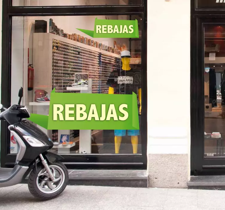 Vinilo oferta rectángulo - TenVinilo