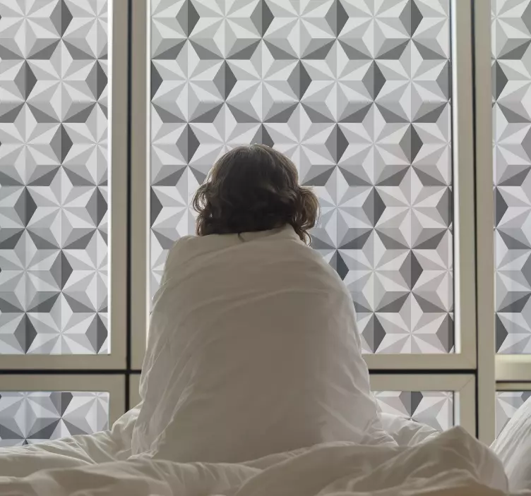 Vinilo paneles geométricos decorativos - TenVinilo