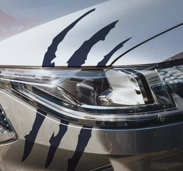 Pegatina para coche 3D rasguños para luces - TenVinilo