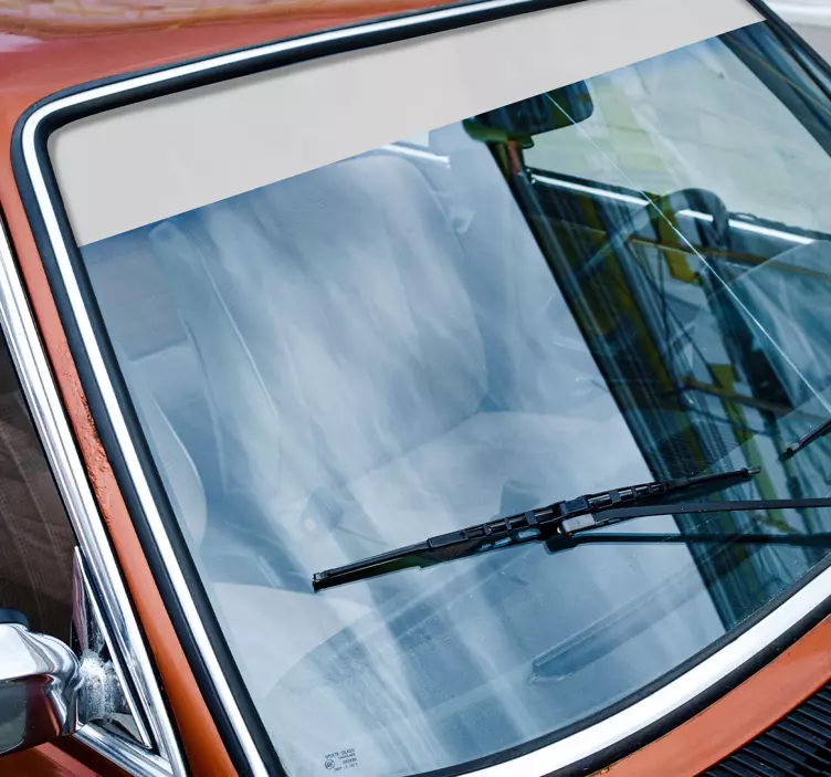 Vinilo para coche parasol monocolor - TenVinilo