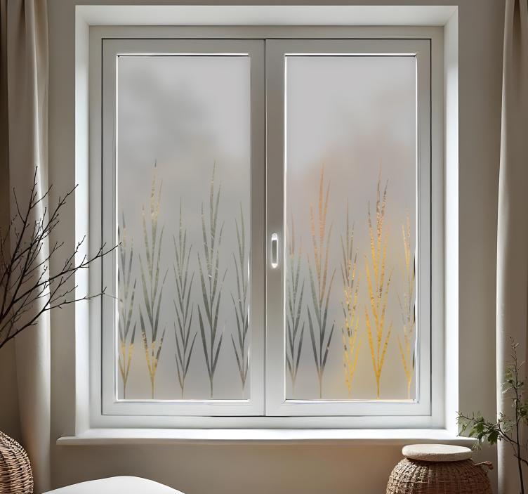 Vinilo para cristal ventana plantas verticales - TenVinilo