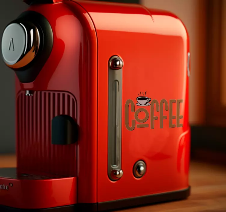 Vinilo para electrodoméstico Vintage Coffee - TenVinilo