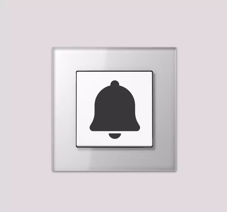 Vinilo para interruptores Señal Timbre - TenVinilo
