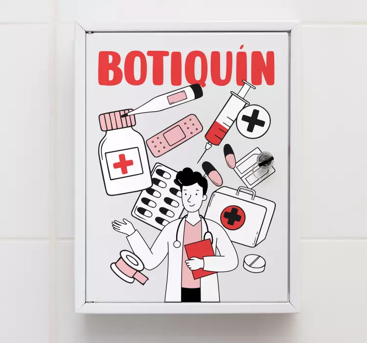 Vinilo para mueble botiquín infantil - TenVinilo