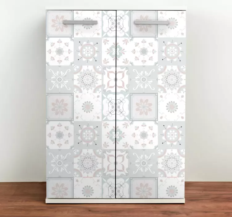 Vinilo para mueble hidráulico blanco - TenVinilo